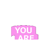 youareright logo pink brand apparel Sticker