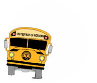 United Way Stuff The Bus Sticker by United Way of Norman