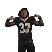 Football Flexing Sticker by New Orleans Saints