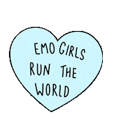 girl Sticker by Emo Nite