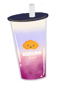 Kokumi rainbow drink ice cream unicorn Sticker