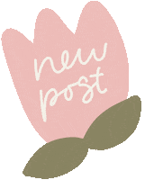 Pink Flower Sticker
