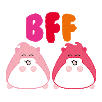 Best Friends Love Sticker by hamsta.world