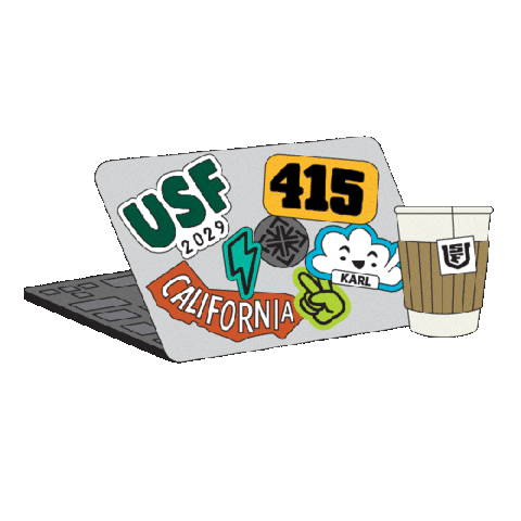 Usf Sticker by University of San Francisco