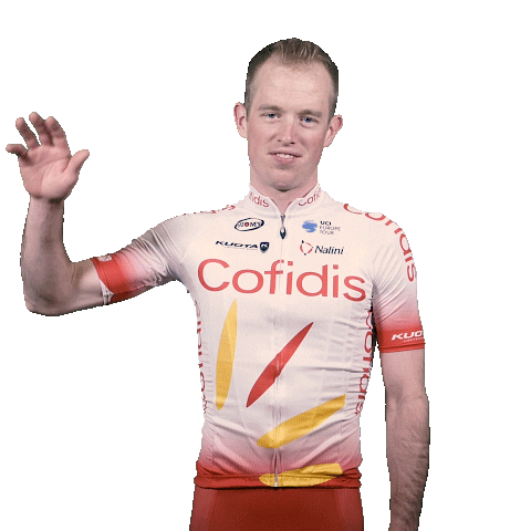 high five cofidis cycling Sticker by Team Cofidis - #CofidisMyTeam