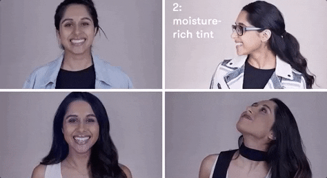 giphyupload girl hi face wave GIF