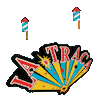 La_Traca fireworks pirotecnia petardos latraca Sticker