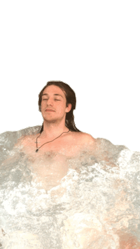 chill whirlpool Sticker by funk