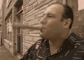 The Sopranos Smoking GIF