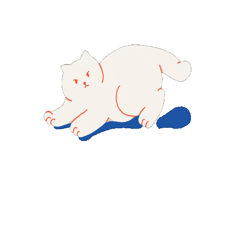 Cat Jump Sticker