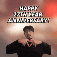 27Th Anniversary GIF