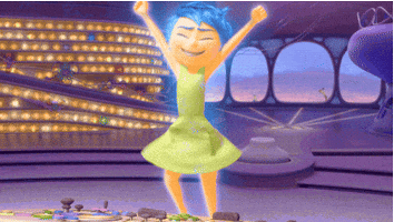 Happy Amy Poehler GIF by Disney Pixar