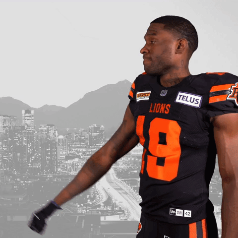 BC Lions Rhymes Touchdown TD Headtop