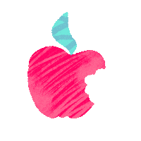 Snow White Eating Sticker by Brooklyn Public Library