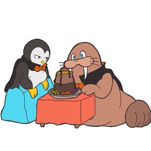 Shavedsnow Sticker by Vampire Penguin