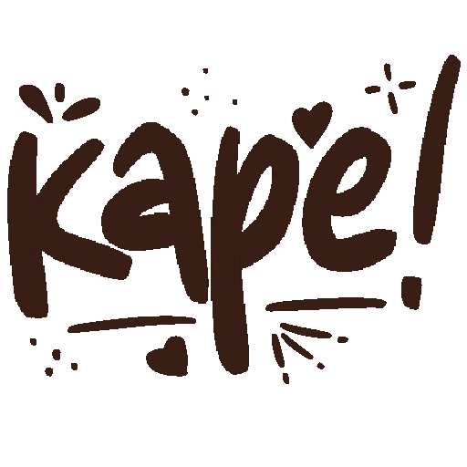 Coffee Kape Sticker