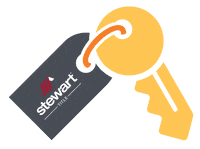 StewartSocialTeam real estate home house key Sticker