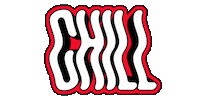 nicong18 trippy typography vibes chill Sticker