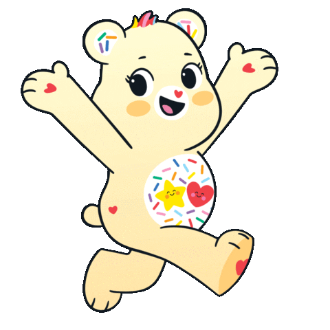 Celebration Sticker by Care Bear Stare!
