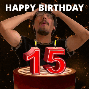 15 Years Old 15Th Birthday GIF