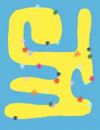 artofmadeleine happy yellow color silly GIF