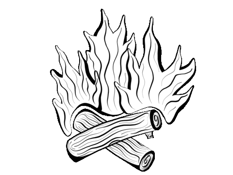 Fire Flame Sticker