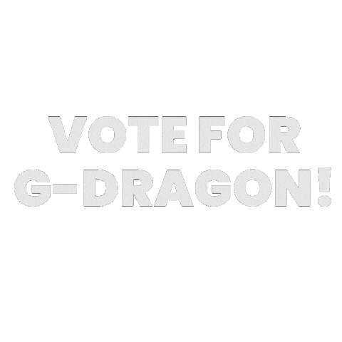 Vote For Gd Sticker