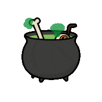 Trick Or Treat Party Sticker