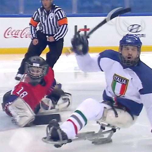 Ice Hockey Paralympics GIF by International Paralympic Committee