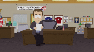 office reminding GIF by South Park 