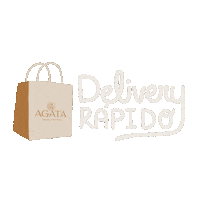 agatapty shop delivery bag clothes Sticker