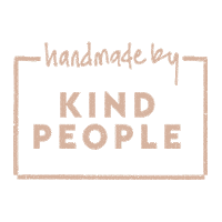 bykindpeople branding handmade stamp bykindpeople Sticker