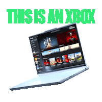 Loop Laptop Sticker by Xbox