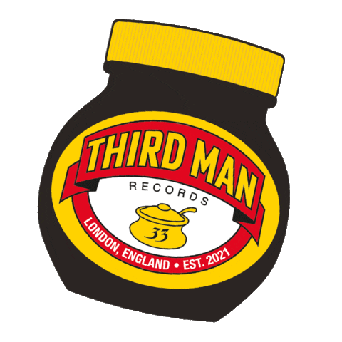 thirdmanrecords tmr third man records marmite third man Sticker
