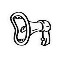 temanstartup what business talk shout Sticker