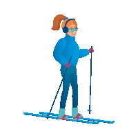 winter kayak Sticker by Yapı Kredi