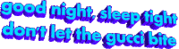 don't let the good night Sticker by AnimatedText