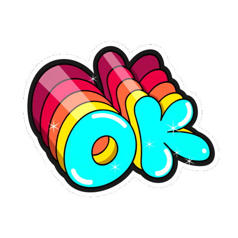 Colors Ok Sticker by Omer Studios