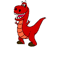 T Rex Dinosaur Sticker