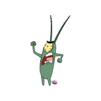 Angry Sponge Bob Sticker