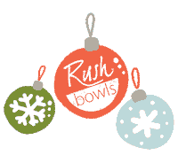 Christmas Snow Sticker by RushBowls