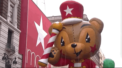 Macys Parade Balloons GIF by The 95th Macy’s Thanksgiving Day Parade