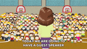 crowd talking GIF by South Park 