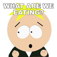 Butters Stotch Eating Sticker by South Park