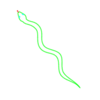 neon snake Sticker by dylanreitz