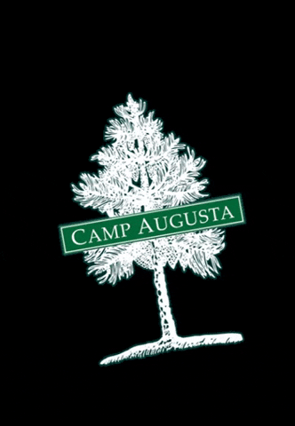 CampAugusta giphygifmaker logo tree camping GIF
