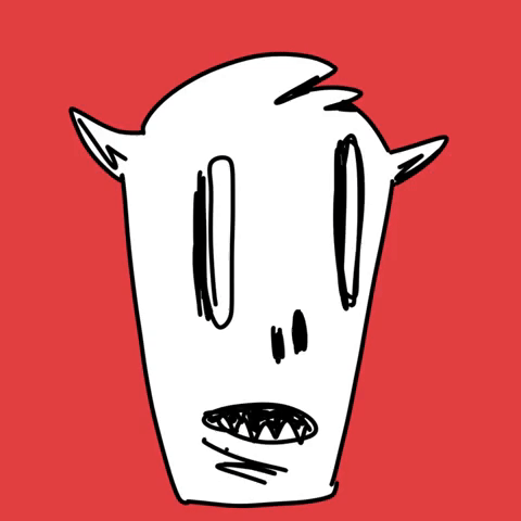 gurkangurler giphyupload scream 2danimation GIF