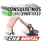 Escavadeira Chamanozap Sticker by CHB Rental
