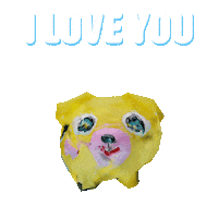 I Love You Dog Sticker by Nicky Rojo