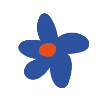 Flower Fleur Sticker by Mathilde Cabanas